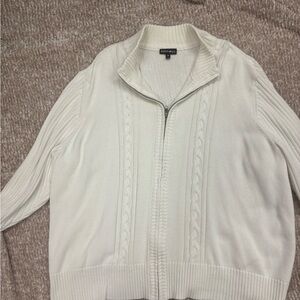 Fashion Bug Cream Ribbed Sweater